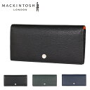 ITEM SPEC COLOR VARIATION ブランド：MACKINTOSH LONDON ビジネスにも適したスタイリッシュな外観英国風のオーセンティックな逸品を輩出し続けるMACKINTOSH LONDON。こちらはシンプルでベーシックなシリーズ『MEDAL』のスタイリッシュな長財布。深みのあるシュリンク型押しレザーにメダル形状のロゴプレートがさりげなくエレガントさを加え、ビジネスシーンにも違和感なくお使いいただけます。本体はフラップタイプで大きく開き、一目で中身を見渡せます。フラットなシルエットながらも、紙幣、カード、小銭をすっきり仕分けられるスペックを装備。レシートやチケットの仕分けに丁度良いポケットも備わるので、常に整頓された内装を保つことができます。外側背面にもポケットを装備。すぐに取り出したいチケットやカードがある際には、こちらに収納しておくとスムーズに取り出せます。本体素材にはソフトな質感が心地良く手に馴染む牛革スムースを採用し、内装革は存在感のあるオレンジの配色で統一しています。表面のシュリンク型押しは大人の印象を引き立たせるだけでなく、傷が目立ちにくいメリットも。外側のヘリは総コバ塗りとなっており、スッキリとした外観に仕上がりました。 サイズ：約W19×H9×D2.5cm重量：約150g カラー：【10】ブラック【70】グリーン【86】ネイビー 素材：牛革 仕様：フラップ式内側：札入れ×1カードポケット×12小銭入れ×1フリーポケット×4背面：フリーポケット×1 付属：専用BOX 備考：●天然皮革のため、摩擦や水分付着により色落ち、色移りすることがありますのでご注意ください。水などで濡れた場合は、柔らかい布で叩くようにして十分に水分を取り陰干してください。 ご注意ください： ● 商品の画像は、できるだけ商品に近いカラーにて掲載をしております。 お客様のモニターの発色または設定により、実際の色味と異なる場合もあります。あらかじめご了承ください。 ● メーカーサイズ、もしくは実際に測った寸法となります。商品の素材等の個体差により、若干サイズのばらつきがあります。サイズはあくまでも目安としてお考えください。 ● 天然皮革・素材を使用している商品によっては、天然素材の特性上、部位により風合いやシミ・シワ感や焦げ、濃淡など多少の個体差がある場合があります。あらかじめご了承ください。