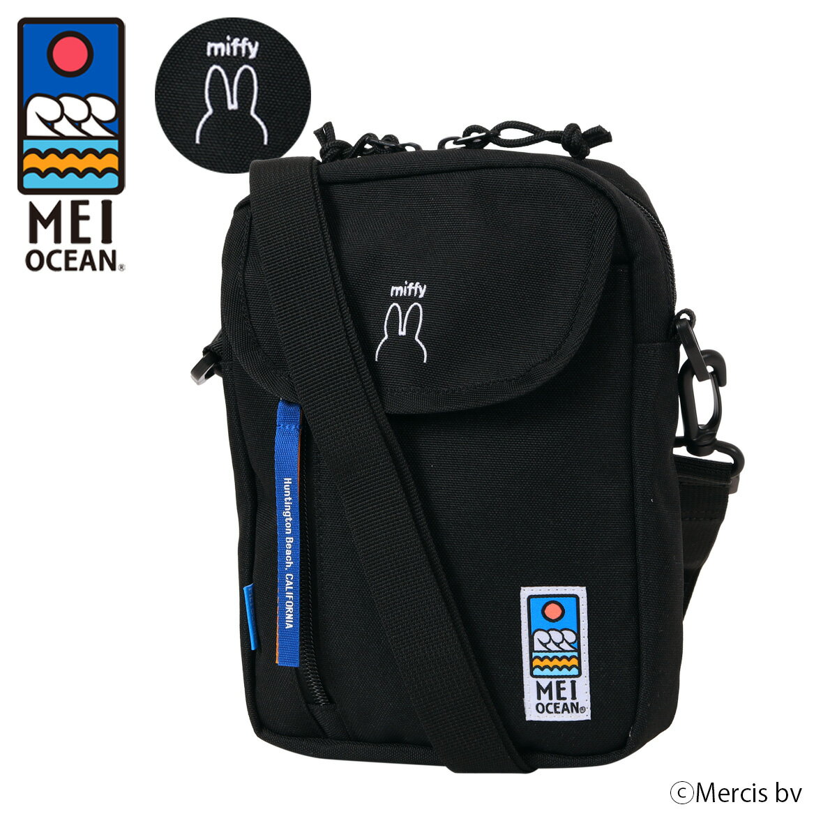 ミッフィー ショルダーバッグ メイオーシャン メンズ レディース 62060 miffy MEI OCEAN ミニショルダー ポシェット 斜め掛け[即日発送][PO10]