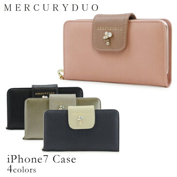 【5/15(火)20時から4h限定ワンエントリー+9倍】マーキュリーデュオ MERCURYDUO iPhone8 iPhone7 ケース MDS-7060 ミニョン 【 アイフォン スマホケース スマートフォン カバー 手帳型 レディース 】【即日発送】