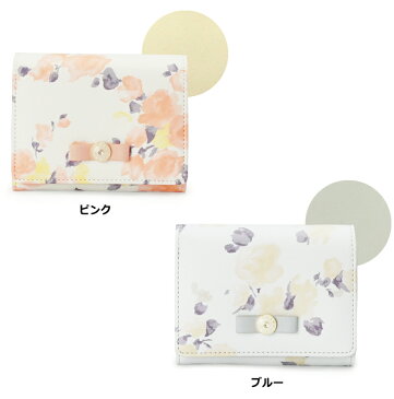 【5/15(火)20時から4h限定ワンエントリー+9倍】マーキュリーデュオ MERCURYDUO 二つ折り財布 MDS-7081 【 花柄 リボン レディース 】【即日発送】
