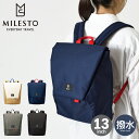【全品10倍★7/2(水)0時迄】ミレスト リュック 13インチ ヒュッテ レディース メンズ MLS562 MILESTO Hutte バックパックM 撥水 ...