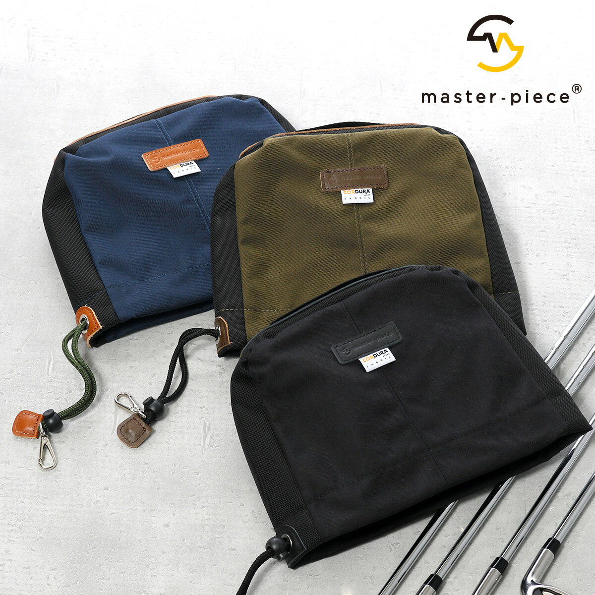 【全品10倍｜5/9 20時～期間限定】マスターピース ゴルフ アイアンカバー ヘッドカバー メンズ master piece GOLF 02643 撥水[PO10][即日発送]