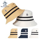 【全品10倍★8/4(月)0時迄】マンシングウェア ゴルフ バケットハット 帽子 ロゴ メンズ MG5SCP70U Munsingwear サイズ調節可能 コッ...