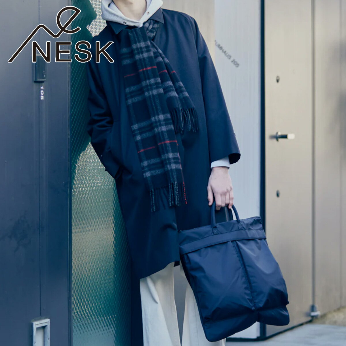 ネスク ヘルメットバッグ 2WAY ショルダーバッグ ウォッシュ メンズ NS-011 NESK 軽量 旅行 トラベル ..