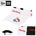ニューエラ ゴルフ サンバイザー ロングバイザー 帽子 GOLF Women's HELLO KITTY ハローキティ NEW ERA GOLF 帽子 サイズ調...