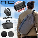 今なら特典付★ニード ボディバッグ メンズ レディース キャッシュ CACHE NIID 15インチ スリングバッグ ショルダーバッグ ダッフルバッグ ボストン...