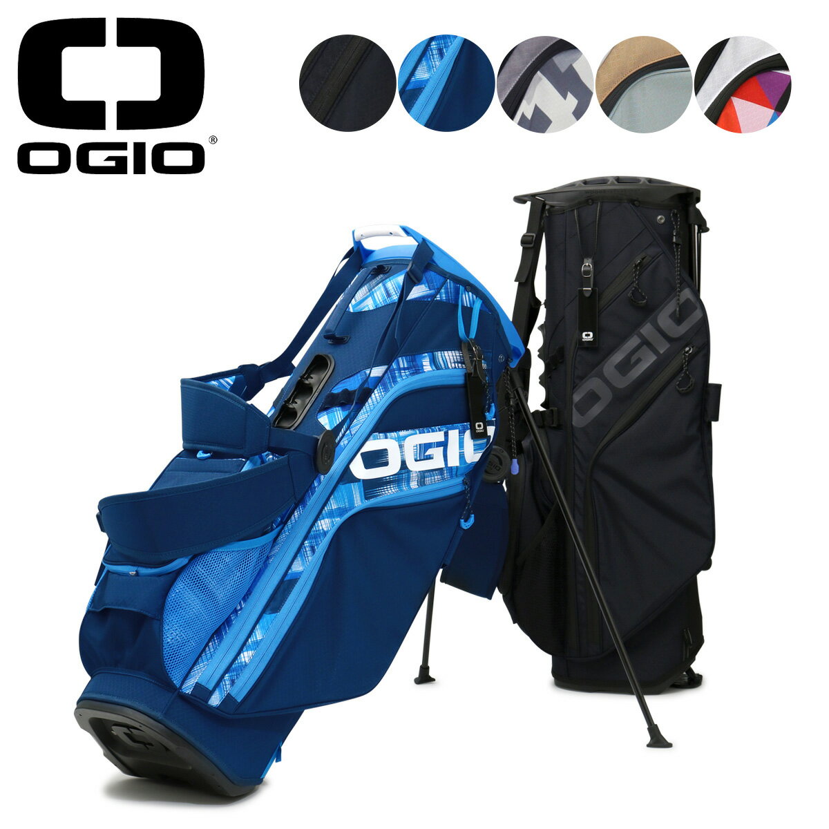 オジオ ゴルフ キャディバッグ スタンド型 8分割 10型 47インチ 2.5kg メンズ レディース OGIO BG OG STN WOODE HYBRID 23 ゴルフバッグ PO10 即日発送 