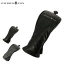 【全品10倍★4/28(月)0時迄】パトリックコックス ゴルフ フェアウェイカバー ヘッドカバー 200cc対応 フェアウェイ用 メンズ PXMG4FH2 キン...