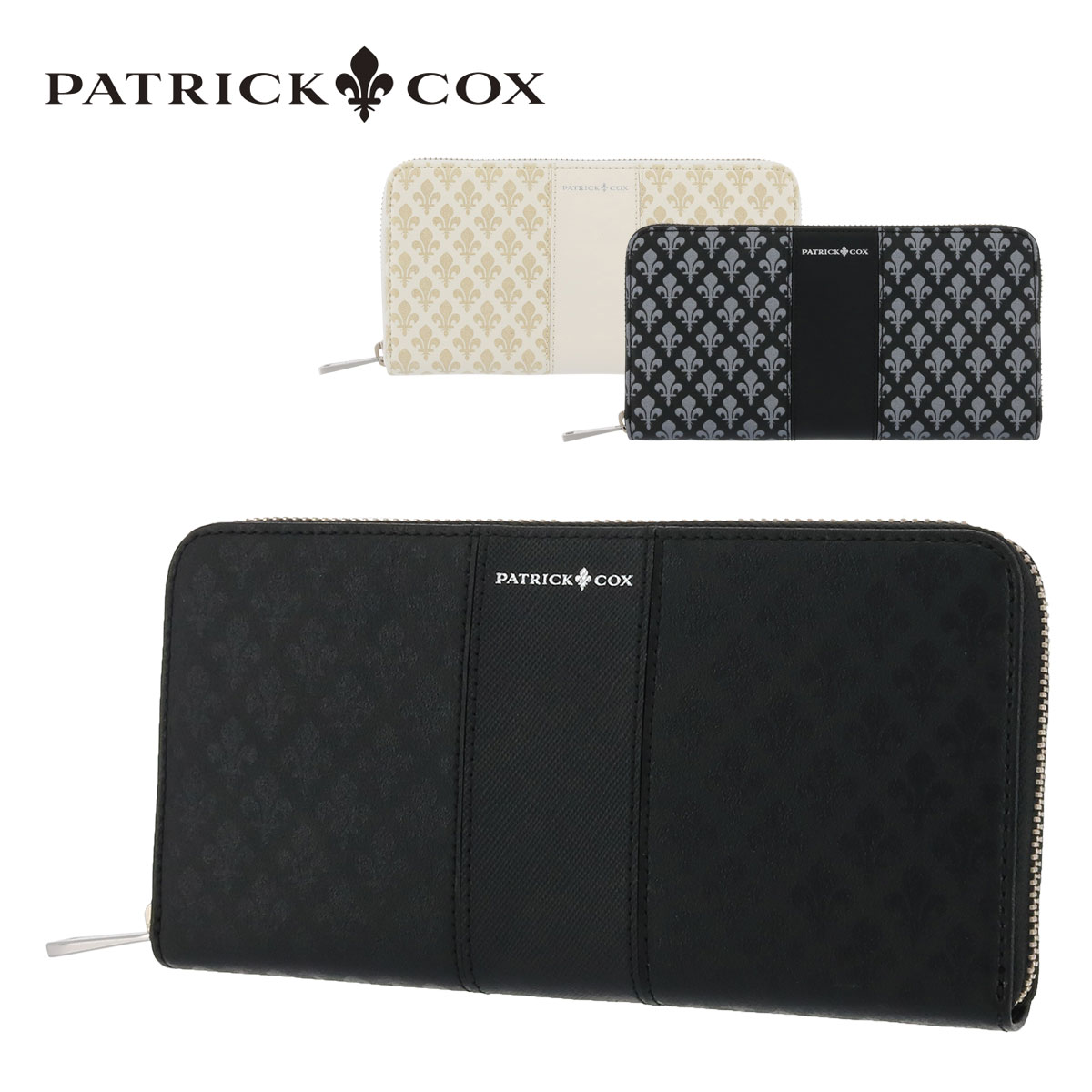 【全品10倍｜期間限定】パトリックコックス 長財布 ラウンドファスナー ニューキングス メンズ PXMW8ET2 PATRICKCOX | 牛革