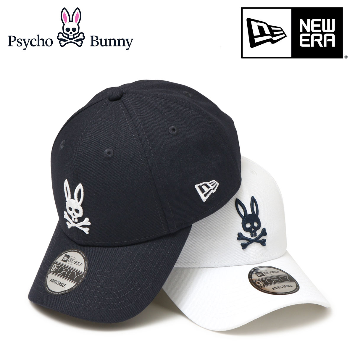 TCRoj[ St Lbv j[G R{ Xq Y fB[X PBMG353F Psycho Bunny NEW ERA AEghA hJ R 9FORTY TCY\[]