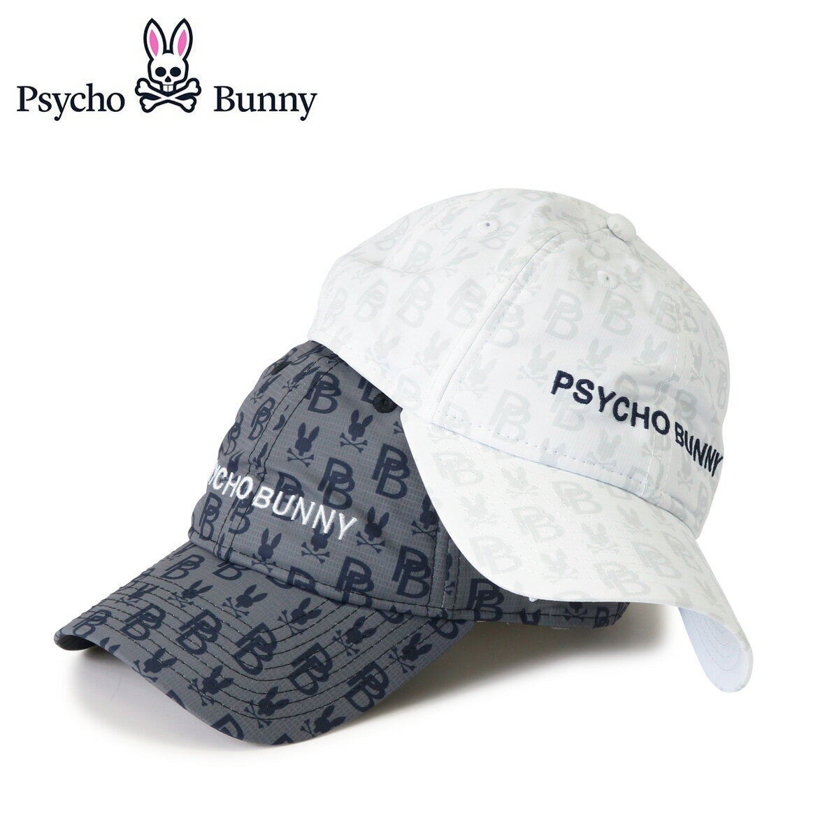 サイコバニー ゴルフ キャップ ニューエラコラボ メンズ レディース PBMG404F Psycho Bunny GOLF NEW ERA サイズ調整可 帽子 ゴルフウェア ゴルフグッズ 吸汗速乾 吸湿放湿 消臭 即日発送