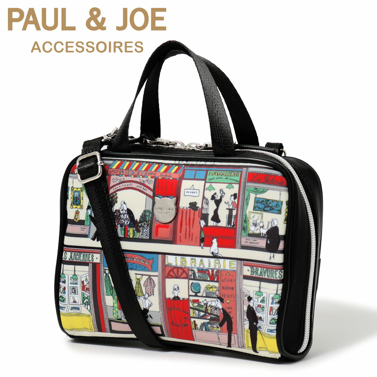 ポールアンドジョー アクセソワ ポーチ ミニトート パリジェンヌ レディース PJA-P695 PAUL&JOE ACCESSOIRES 2WAY ショルダーバッグ ミニショルダー