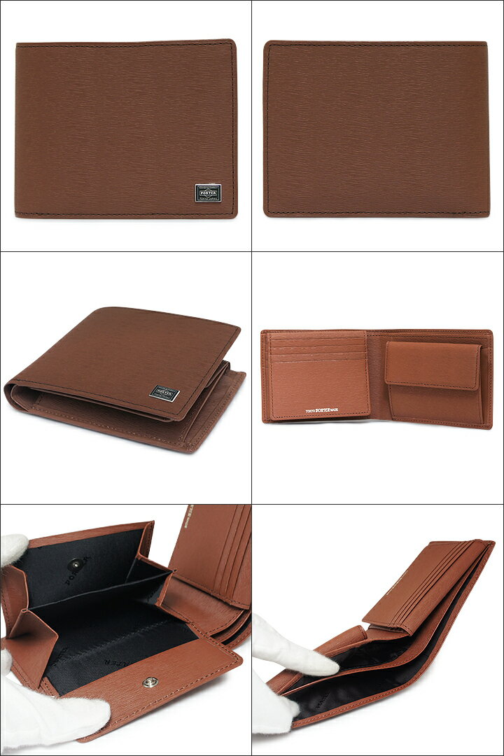 最大57倍★6/10(水)20時〜4H限定エントリー｜ポーター 財布 二つ折り メンズ 吉田カバン ポーターカレント 052-02203 PORTER CURRENT レザー [PO10][bef][即日発送]