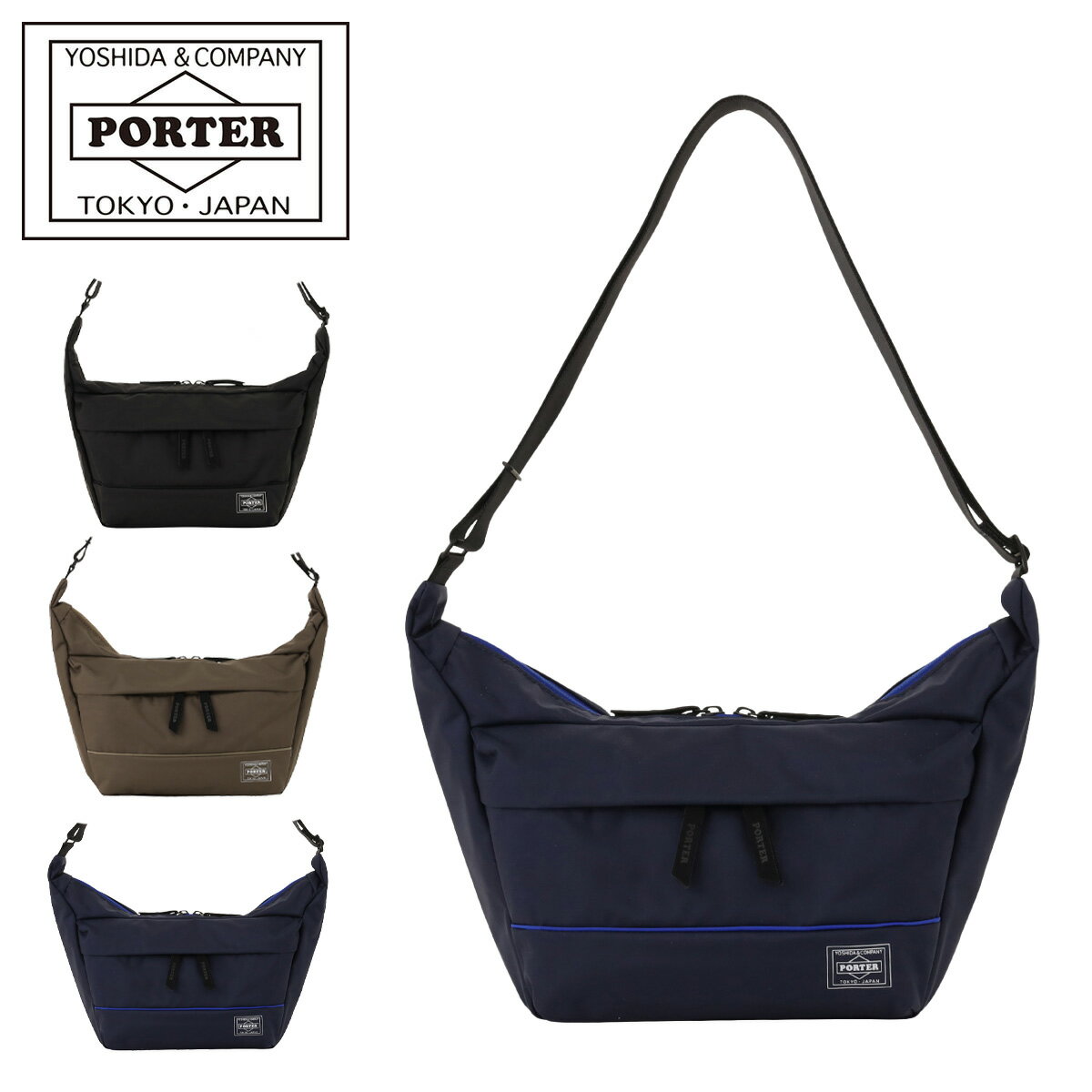 Rakuten - ポーター ムース ショルダーバッグ(S) 751-29875 吉田カバン PORTER レディース メンズ 斜めがけバッグ ブランド 大人 小さめ 軽量 軽い ミニショルダー カジュアル シンプル 旅行 使いやすい 日本製