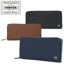 ポーター 長財布（メンズ） ポーター カレント ロングウォレット 052-02214 PORTER CURRENT 吉田カバン 日本製 長財布 ラウンドファスナー メンズ レディース レザー