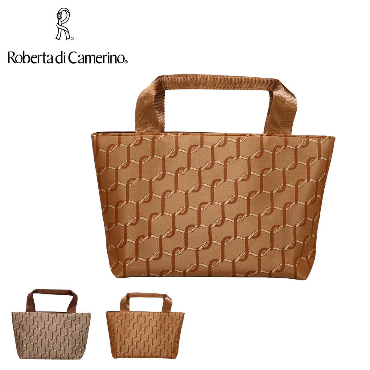 Roberta Camerino - ロベルタ ディ カメリーノ ハンドバッグ トートバッグ レディース RBT910 Roberta di Camerino モノグラム 小さめ[即日発送]