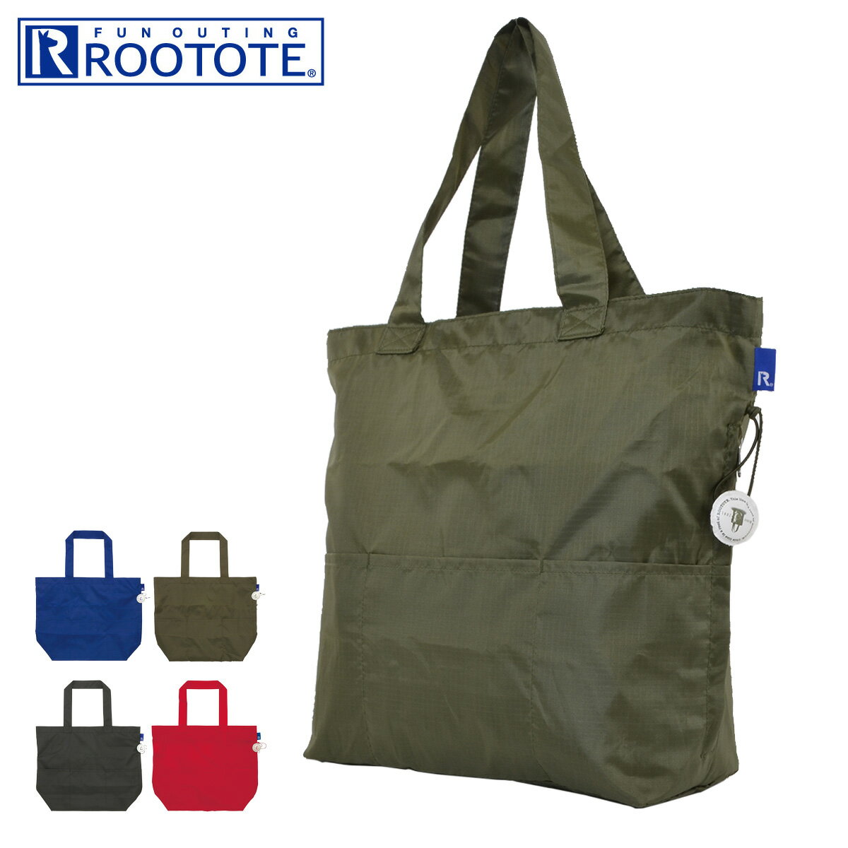 ルートート エコバッグ 折りたたみ コンパクト メンズ レディース 0268 ROOTOTE | トートバッグ コンビニ[PO10][bef]