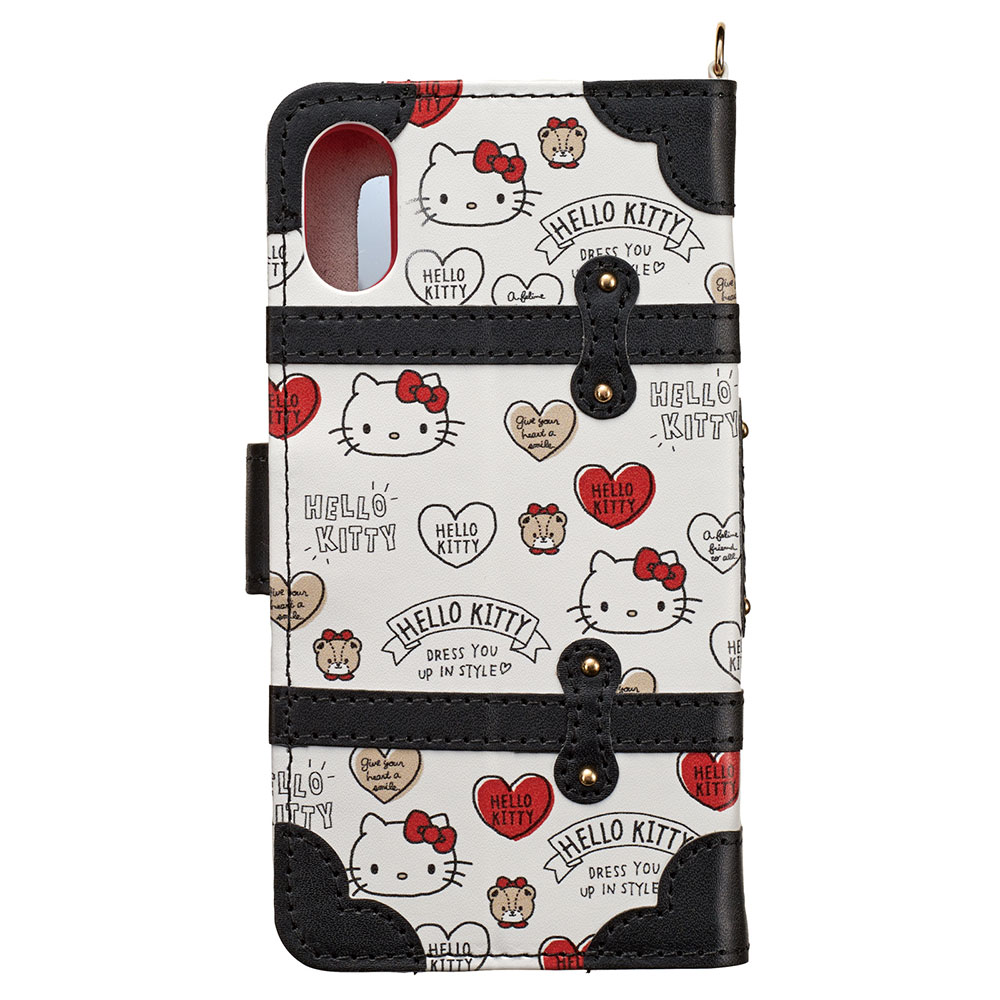 ハローキティ Hello Kitty iPhoneケース iP8-SA09K レディース 【 iPhoneX ケース 手帳型 サンリオ】[PO10][bef]