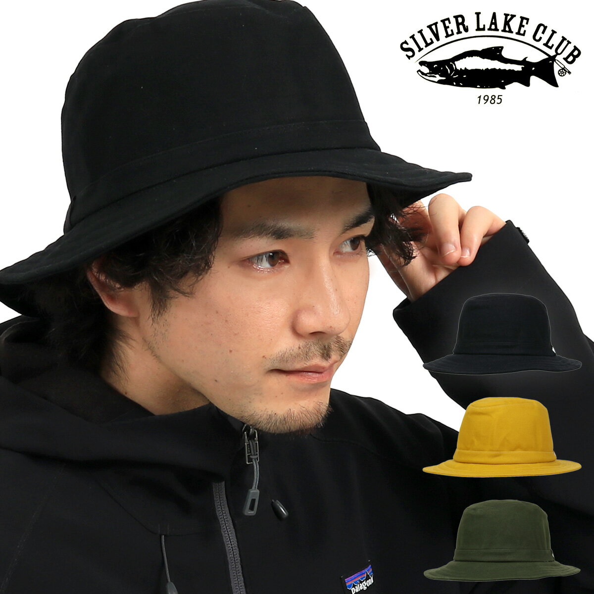 シルバーレイククラブ サファリハット 日本製 9号帆布 メンズ レディース SILVER LAKE CLUB 帽子 防水性 通気性 当社限定 別注モデル 暑さ対策 熱中症対策 即日発送 DL10