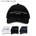 トミー ヒルフィガー ゴルフ キャップ 帽子 メンズ レディース THMB3F51 TOMMY HILFIGER GOLF サイズ調整可能 日除け 暑さ対策 即日発送 DL10