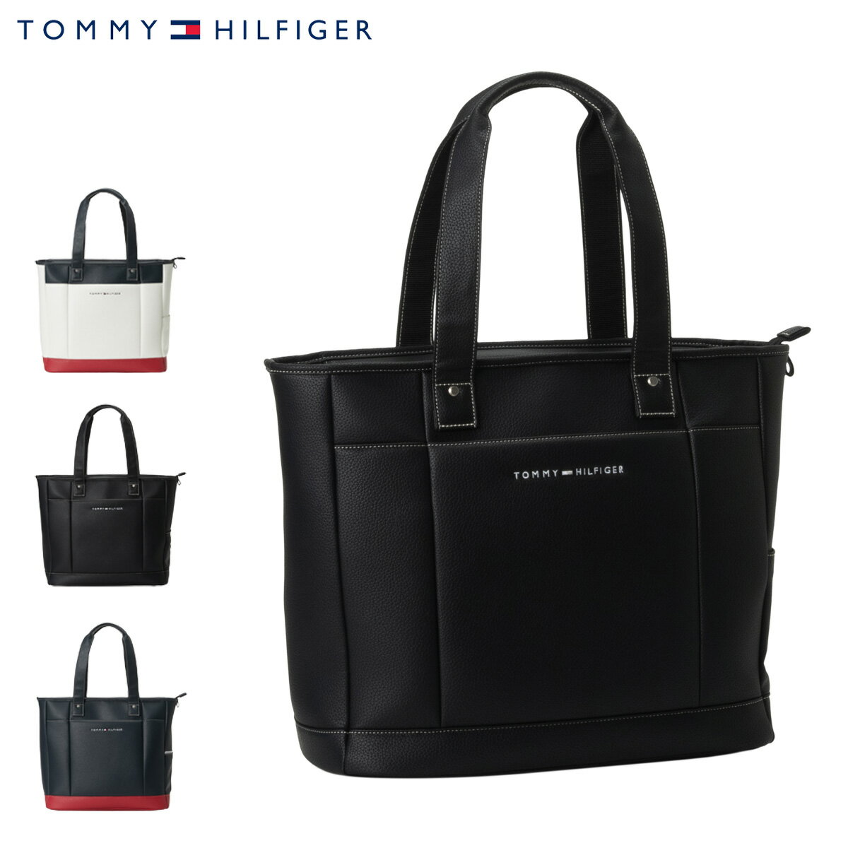 トミーヒルフィガー トートバッグ THMG6ST1 TOMMY HILFIGER FACE TOTE BAG ゴルフ...