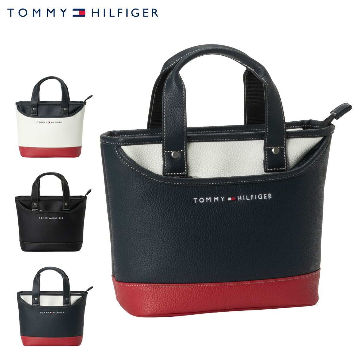 【全品10倍★6/11(木)10時迄】トミーヒルフィガー カートバッグ THMG6ST2 TOMMY HILFIGER FACE ROUND BAG カートトート ラウンドバッグ ゴルフ 小物入れ フェイスシリーズ[即日発送][PO10]