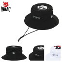 【全品10倍★7/30(水)0時〜】ワック ゴルフ ハット バケットハット ニューエラコラボ メンズ レディース072252832 WAAC スポーツ アウトド...