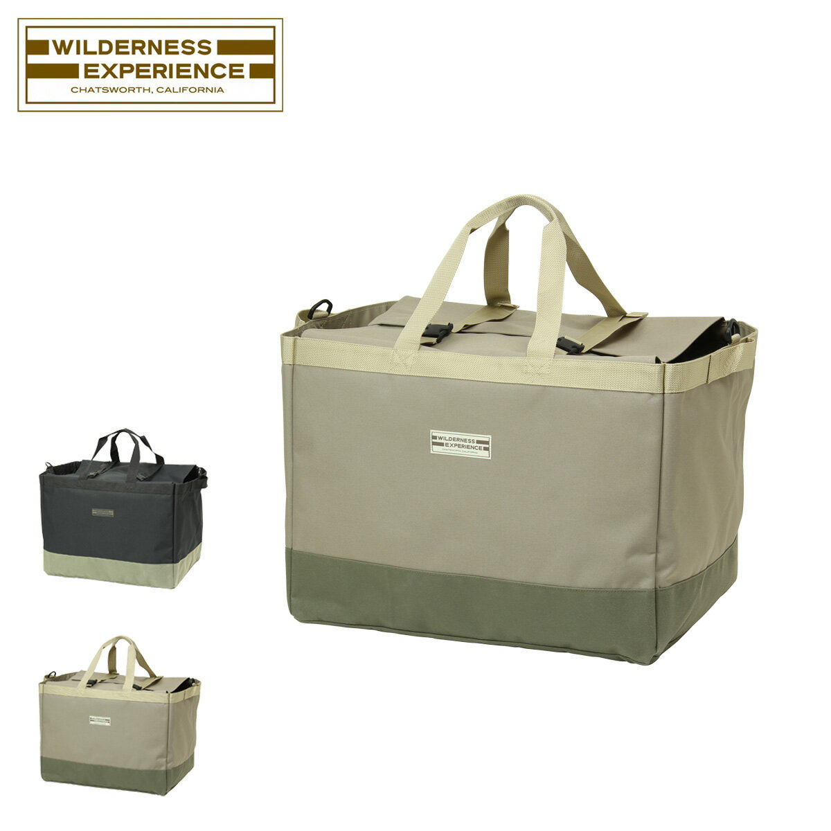 【全品10倍★3/26(木)2時迄】ウィルダネスエクスペリエンス トートバッグ 1300 Camping GEAR 58239 WILDERNESS EXPERIENCE コンテナバッグ 88L 日本製 メンズ レディース[DL10]