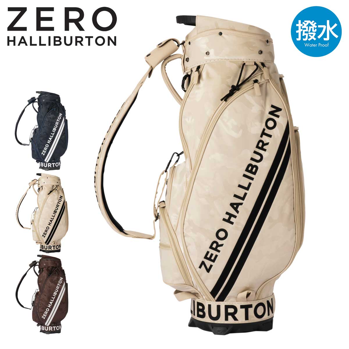 ゼロハリバートン ゴルフ キャディバッグ カート型 5分割 9型 46インチ対応 4.0kg ZHG-CB1 メンズ 82431 Zero Halliburton 撥水 ゴルフバッグ 軽量[即日発送]