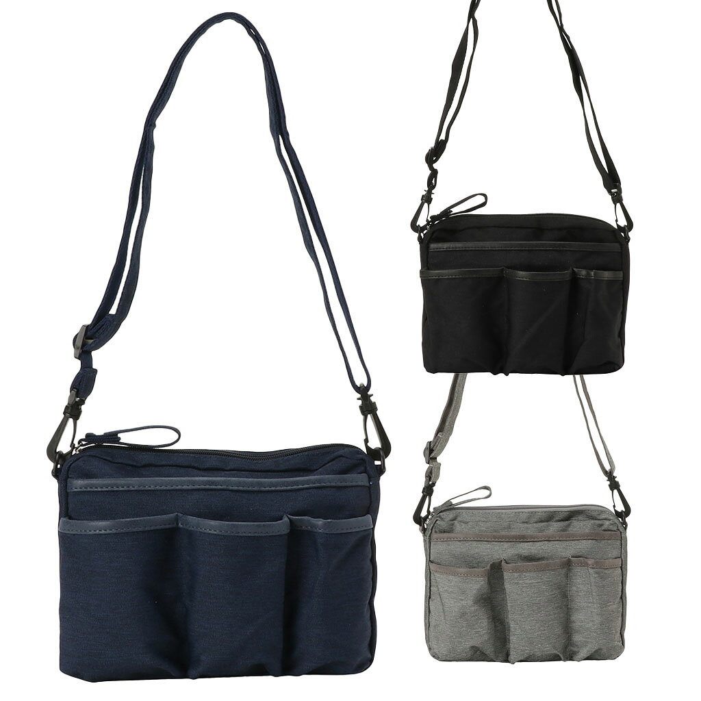 Rakuten - ショルダーバッグ 3408 [ 収納マスター ] 多機能 軽い 2WAY シンプル メンズ レディース