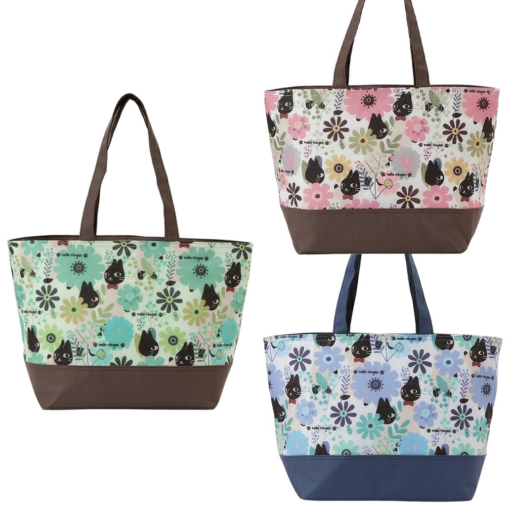 Rakuten - ◆在庫限り◆ 保冷バッグ トートバッグ (M) 5M67 [ネコ人間 nekoningen ねこにんげん] 保温保冷 買い物 レジャー ネコ かわいい レディース