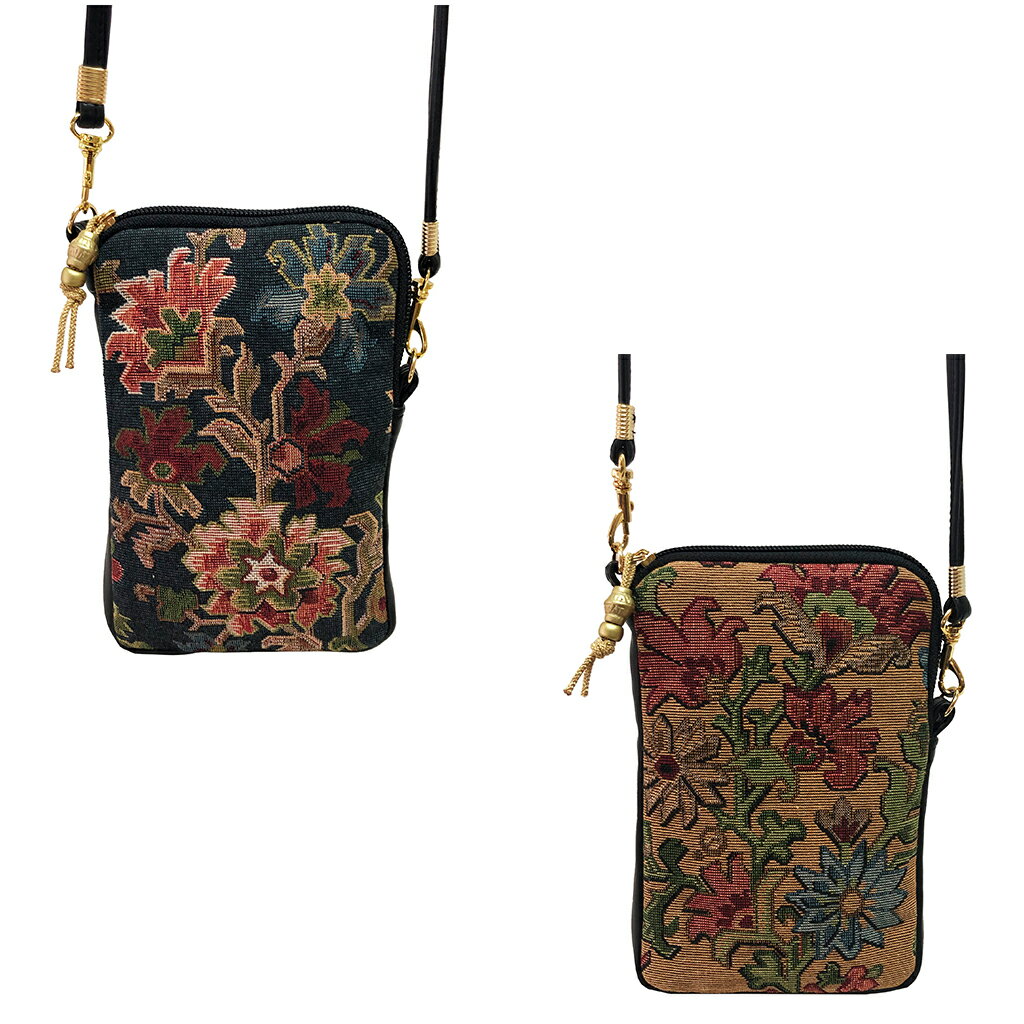 Rakuten - 【10％OFFクーポン対象 6/20〜6/26まで】ショルダーバッグ 6025 [ゴブラン織 ごぶらんおり] ミセス スマホショルダー 日本製 レディース