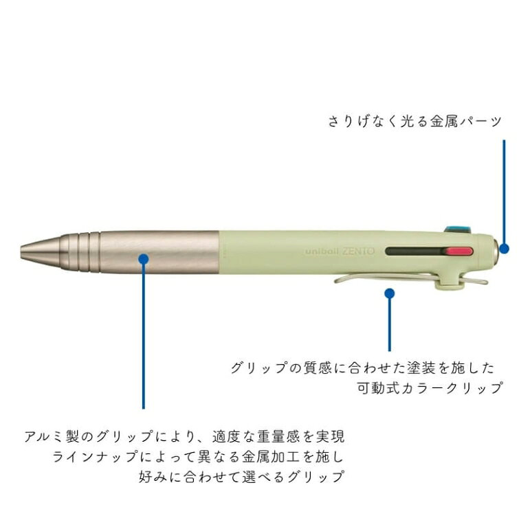 Foto de uni-ball Zento Furomoderu 3 Colour Ballpoint Pen