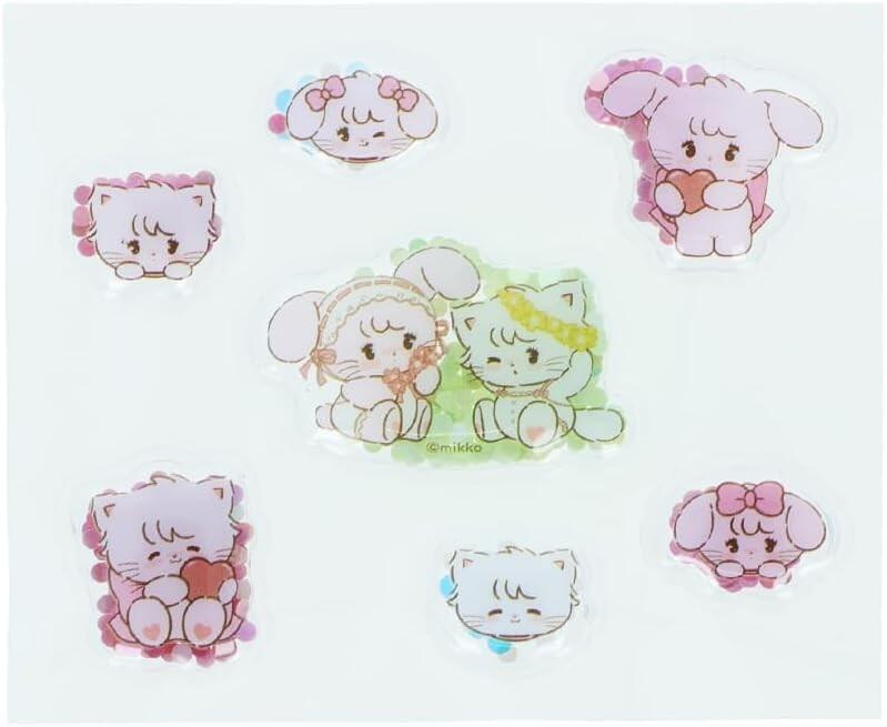 [SALE] ぷにシャカシール Lil ala mode リルアラモード シール ピンク S8819173 ミント S8819181 シャカシャカ シェイカー ステッカー 立体シール 3Dシール ぷにぷに サンスター文具 sadafeel-10006977 佐田文具店 楽天市場店 サンプル画像2