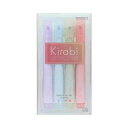 ※ケース無し ラメ マーカー Kirabi キラビ 季節のセット 4色セット ニュアンスカラー S4544285 サンスター文具 sunstar Kirabi 女子文具 キラキラ カラーマーカー 手帳デコ ノートデコ スケジュール POP デザイン 水性 ラメ入りマーカー カラーペン
