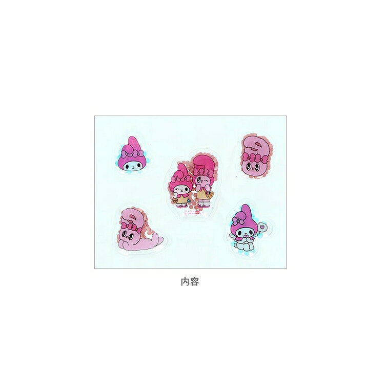 [SALE] ぷにシャカシール エスターバニー × マイメロディ マイメロ シール ピンク S8819254 ホワイト S8819262 シャカシャカ シェイカー ステッカー 立体シール 3Dシール ぷにぷに サンスター文具 サンリオ sadafeel-10006978 佐田文具店 楽天市場店 サンプル画像3