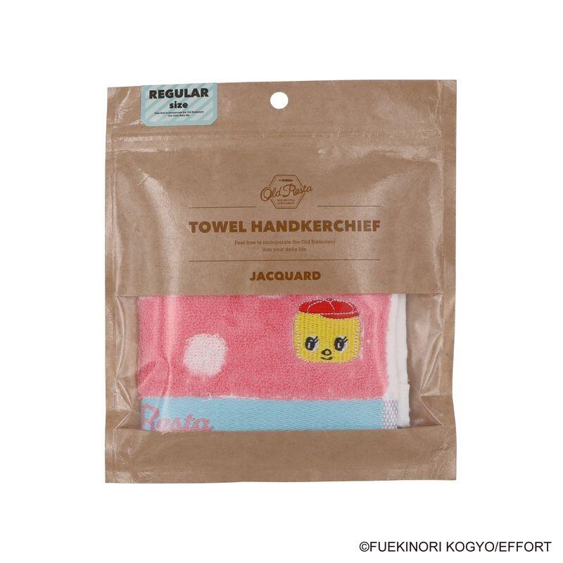 Old Resta オールドリスタ ジャガードタオルハンカチ レギュラー フエキ タオルハンカチ コットン100％..