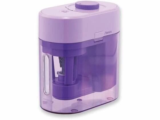 充電式 全自動えんぴつけずり もどっチャオ ラベンダー パープル 電動鉛筆けずり 鉛筆削り えんぴつ削..