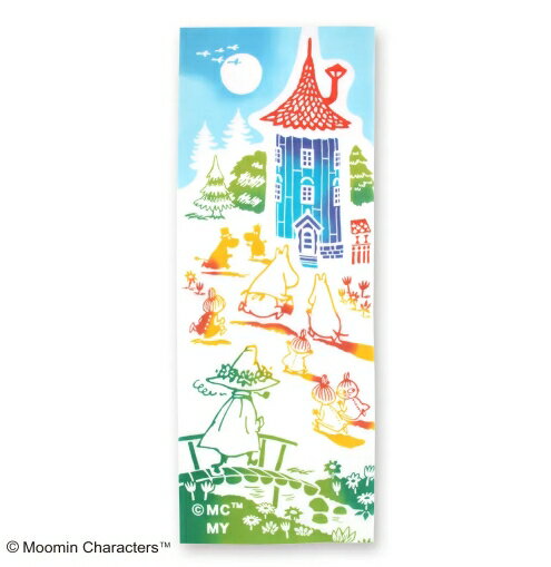 楽天佐田文具店 楽天市場店ムーミン 手ぬぐい お家へ帰ろう てぬぐい 絵てぬぐい Moomin 注染手ぬぐい 家 ハウス ムーミンハウス 家族 インテリア リビング 玄関 かわいい おしゃれ スナフキン リトルミイ JIKAN STYLE 宮本株式会社
