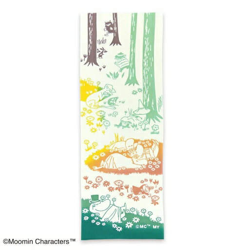 Other Patterns - ムーミン 手ぬぐい お昼寝 てぬぐい 絵てぬぐい Moomin 注染手ぬぐい 森 家族 インテリア リビング 玄関 かわいい おしゃれ スナフキン リトルミイ ムーミンパパ ムーミン谷 JIKAN STYLE 宮本株式会社