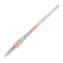 ガラス風クリアペン レインボー カラーペン ゲルペン 1本 0.5mm かわいい おしゃれ プレゼント ギフト 誕生日 友達 子供 小学生 中学生 高校生 女子...