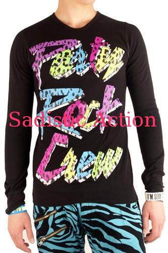 【即納】Party Rock Clothing Unisex Party Rock Crew Thermal 【Party Rock Clothing】【PR-MT-Party Rock Crew Thermal-BK/ML】