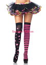 【即納】LegAvenue STARS AND STRIPES THIGH HIGHS BK/N.PI 【Leg Avenue　（ストッキング、ランジェリー、衣装、コスチューム、小物）】【コスチュームアクセサリー】【LEG-HO-6319-BK/N.PI】