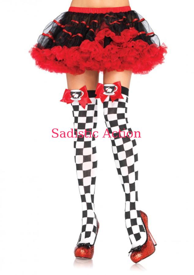 乐天商城 - 【即納】Leg Avenue Tea Party Thigh Highs 【Leg Avenue　（ストッキング、ランジェリー、衣装、コスチューム、小物）】【ハロウィンコスチューム】【コスチュームアクセサリー】【LEG-HO-6617】