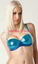 y[zL.A.Roxx Metallic micro sequin push-up bra in Blue/Turquoise yL.A.Roxx (_XEFAAU[A{e[WAߑ)zyLR-BRA-52016-BL/TURz