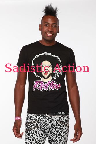 【即納】Party Rock Clothing Unisex Redfoo Yeah Baby Tee 【Party Rock Clothing】【PR-MT-Redfoo Yeah Baby Tee-BK】