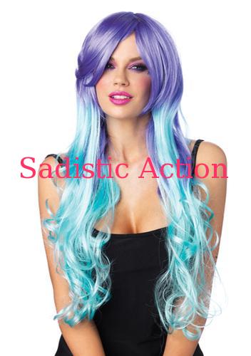 【即納】Leg Avenue Moonlight long curly wig with optional pony tail clips 【Leg Avenue　（ストッキング、ランジェリー、衣装、コスチューム、小物）】【コスチュームアクセサリー】【LEG-ACC-A1988】