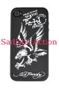 y[zEd Hardy iphone4 GEL CASE EAGLE BK yEd HardyzyED-IP-GELIP42010-BK/WHz