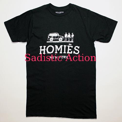 乐天商城 - 【即納】Reason Homies Tee Black 【REASON CLOTHING】【RN-TP-Homies Tee-BK】