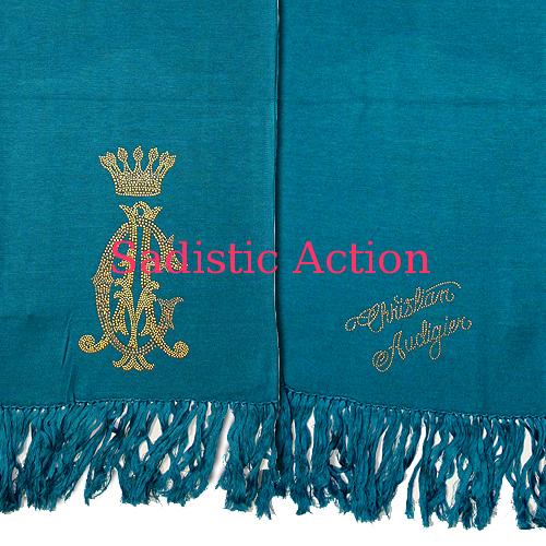【即納】CHRISTIAN AUDIGIER CA Signature Knit Scarf 【CHRISTIAN AUDIGIER】【セール商品】【CA-ACC-CAW505-TUR】